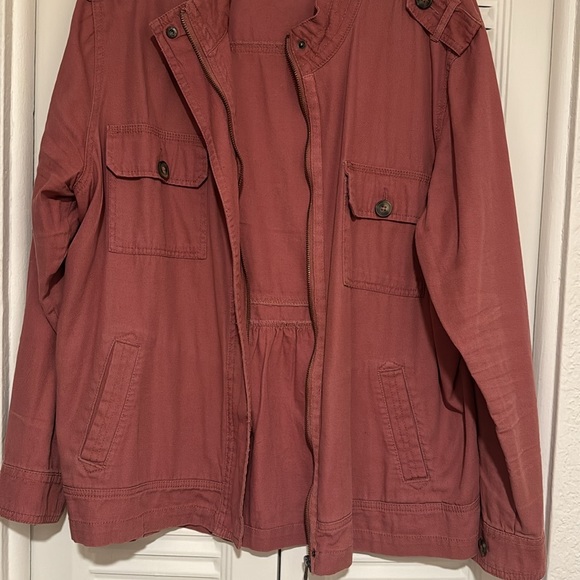 Red Utility Jacket - Picture 3 of 7